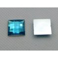 thumbnail image 7 of U8MO 100 Blue Acrylic Flatback Faceted Square Rhinestone Gems 12X12mm No Hole, 7 of 7