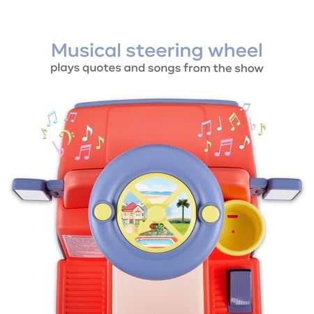 6V BLUEY BATTERY POWERED RIDE ON CAR WITH SOUNDS, KIDS AGES 2+