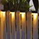 thumbnail image 4 of 4 piezas, pilares de cerca, paredes de terraza con energía solar, escaleras decorativas y luces de paso, lámparas de mesa LED resistentes a la intemperie, 4 of 5