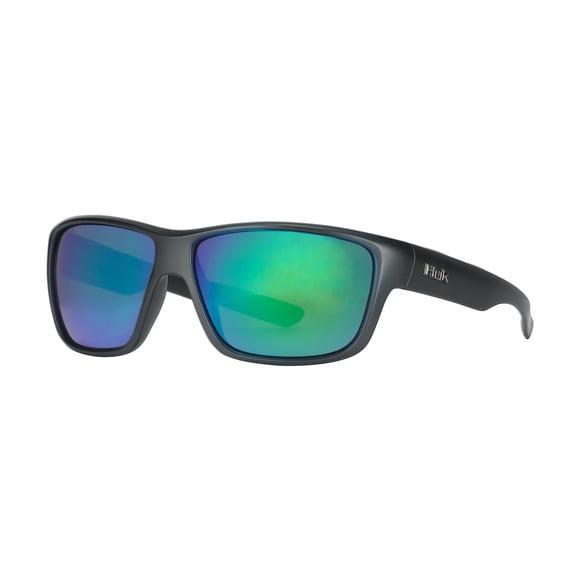 Gafas de Sol HUK con Lentes Polarizadas y Montura de Alto Rendimiento, Espejo Verde