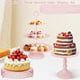 thumbnail image 4 of Juego de 8 piezas para tartas de metal, soporte de mesa de postre de 3 niveles, torre de exhibición de pasteles y bandeja para galletas para fiestas de cumpleaños, bodas, baby shower, 4 of 7