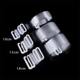 thumbnail image 3 of Clear Bra Straps Adjustable Invisible Replacement Bra Shoulder Straps for Strapless Bra Heavy Duty 5 Pairs, 3 of 7