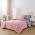 thumbnail image 5 of Mainstays 5-Piece Reversible Bed in a Bag with Laundry Tote, Solid Pink, Twin-XL, 5 of 14