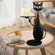 thumbnail image 3 of Candelabro de Gato de Dibujos Animados de Metal Vintage Sunnimix Porta Vela, 3 of 8