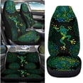 thumbnail image 3 of Pzuqiu Mandala Frog Auto Seat Covers Full Set Front Seats and Rear Bench Cover Protector Breathable 4 Pack Vehicle Seat Protector Universal Fit Most Cars,SUV, Trucks, 3 of 7