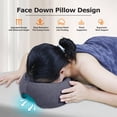 thumbnail image 6 of Face Down Pillow for Stomach Sleepers, Prone Sleeping Massage Headrest, BBL & Post-Surgery Recovery Pillow, Face Cradle for Eye Surgery, Beach Tanning Pillow for Bed, 6 of 8
