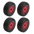 thumbnail image 1 of RC Short Course Truck Tires,  Road Grip Wear  1/10 Short Course Truck Tyres  for Repair Red, 1 of 8