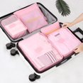 thumbnail image 2 of 6 Pack Travel Storage Bag Multi-functional Sorting Packages Luggage Travel Packing Pouches Household Portable Waterproof Organizer, 2 of 7