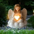 thumbnail image 5 of Decorative Angel Garden Stake Waterproof Outdoor Garden Angels Statue Decorations Weatherproof Whimsical Yard Art for Outside Yard Patio Lawn Porch, 5 of 7