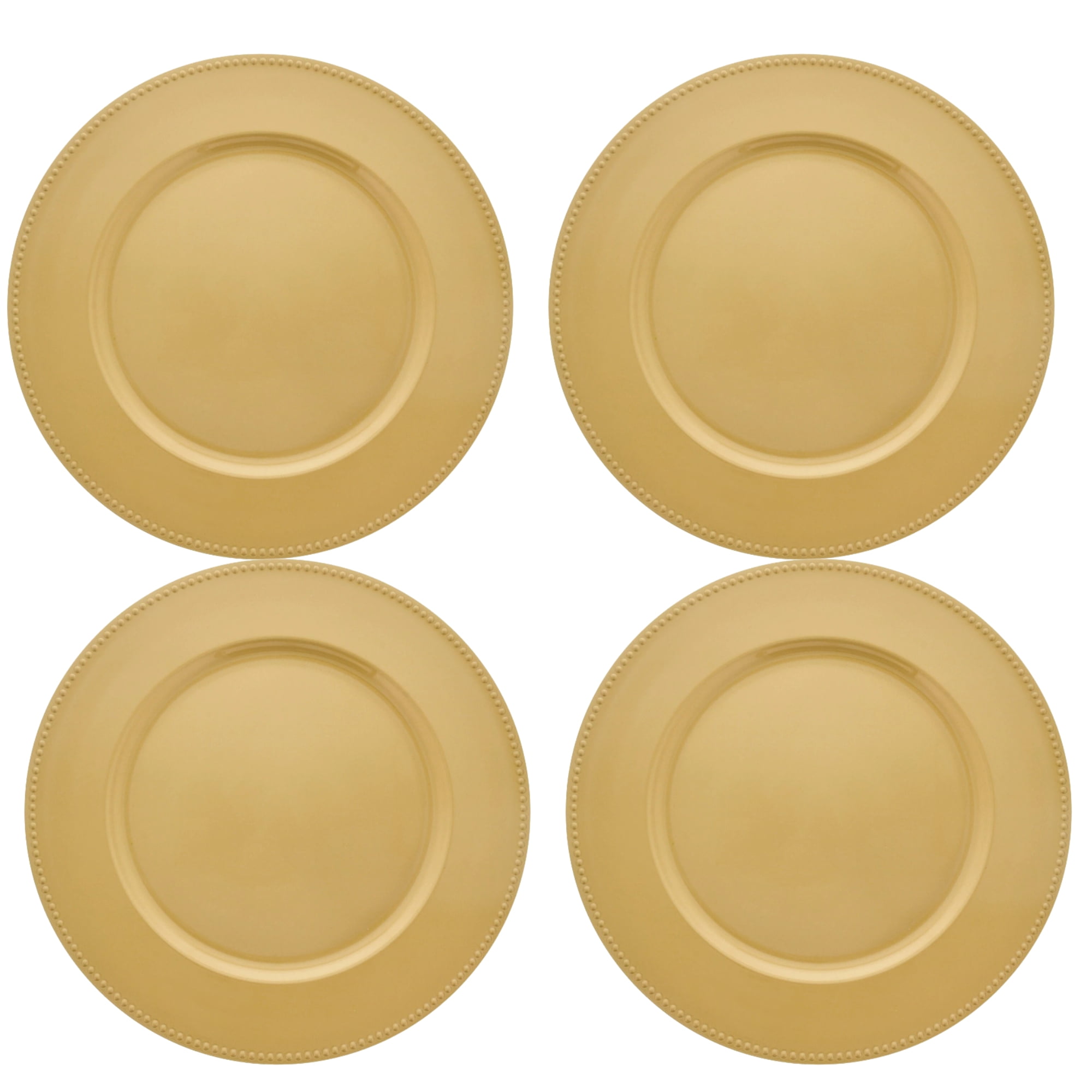 Dollar Tree BalsaCircle Pcs 13-Inch Gold Round Textured Acrylic