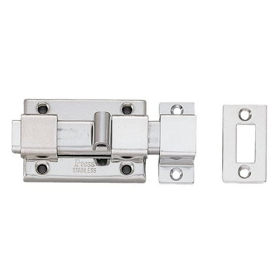 Lamp Slide Bolt,304 SS,1-47/64 In. W KR-65