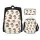 thumbnail image 1 of Fotbe Mushroom Set Escolar 3 en 1 para Niños - Mochila Duradera con Lonchera Aislante y Estuche para Lápices - Mochila Escolar para Niños y Niñas, 1 of 7