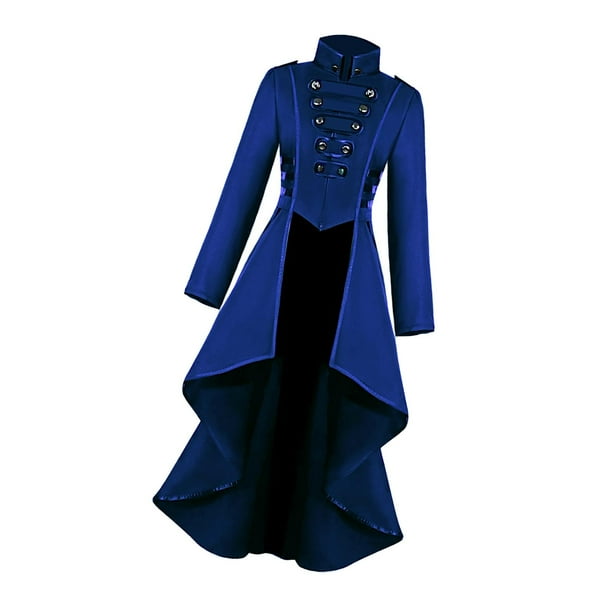 Chaqueta de frac medieval estilo vintage para mujer, traje de cosplay victoriano SG