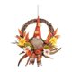thumbnail image 1 of Corona de otoño artificial para puertas delanteras de otoño, corona con gnomo de peluche, flores de calabaza y hojas de arce, como se muestra, 1 of 5