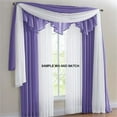 thumbnail image 3 of 1 ELEGANCE SHEER VALANCE SCARF TOPPER SWAG WINDOW TREATMENT COVERING ALL STYLES, 3 of 6