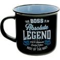 thumbnail image 6 of Pavilion Gift Company - Boss Absolute Legend - Ceramic 13-ounce Campfire Mug, Double Sided Coffee Cup, Boss Gifts, Gifts For Boss, Boss Mug, 1 Count (Pack of 1), 3.75” x 5” x 3.5”, Black/Blue, 6 of 8