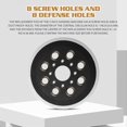 thumbnail image 3 of Holes Sanding Pad: 2 Pieces Hook and Loop Sanding Pad, 125 mm Compatible Sanding Pad, 8 Holes Sanding Pad for Bosch PEX 220 A GEX 125-1 AE Skil 7402/, 3 of 5