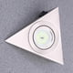 thumbnail image 2 of 13x13cm LED Under Cabinet Lights Under Cabinet Lighting Triangle Mini Shelf Light Stainless Steel Brushed Cupboard Lamp Daylight White for Kitchen Cab, 2 of 3