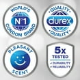 thumbnail image 5 of Durex Condom Extra Sensitive Natural Latex Condoms, 24 Count - Ultra Fine & Extra Lubricated, 5 of 9
