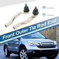thumbnail image 2 of 2pcs Front Outer Tie Rod Ends Kit Suspension Steering Tie Rod End for Honda Fit 2015-2020 No.53540T5R003, 2 of 7
