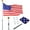 Silver#9, variant on 25FT Telescoping Flag Pole Kit, Heavy Duty Aluminum Flagpole with Topper Ball, Commercial & Residential Outdoor Flagpole for Yard