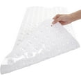 thumbnail image 2 of Bathtub and Shower Mats, Extra Long Non-Slip Bath Mat 39 x 16 Inch, Machine Washable Bath Tub Mat with Suction Cups & Drain Holes for Bathroom, White, 2 of 5