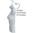 thumbnail image 2 of Only Hangers Set of (2) Female Torso Body Mannequin Forms (Waist Long) Great for Small and Medium Sizes, White Finish, 2 of 3
