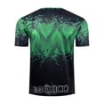 thumbnail image 5 of Zimjoy 2026 Mexico Soccer Jersey for Men Crew Neck Short Sleeve Aztec Calendar Graphic Short Sleeve Fan Shirt for Game Day Travel Streetwear and Casual Wear Dark Green 5XL, 5 of 9