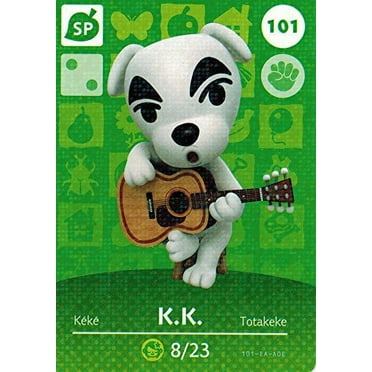 Nintendo Animal Crossing Happy Home Designer Amiibo Card K.K. Slider 101/200 USA Version by Nintendo