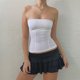 thumbnail image 2 of Top Zhivalor de tubo sin mangas para mujer transpirable casual minimalista Blanco L, 2 of 6