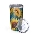 thumbnail image 2 of Sunflower 10oz Tumblers Stainless Steel Tumbler with Lid and Straw,Vacuum Insulated Double Wall Travel Tumbler Cups with Cleaning Brush for Coffee, Tea, 2 of 4