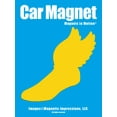 thumbnail image 1 of Magnets in Motion Track and Field Winged Foot Car Magnet Yellow, 1 of 4