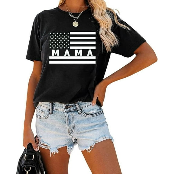 Womens Madre Leopard Print T-Shirts Short Sleeve Mama Shirts Cheetah Mom Graphic Tees Tops