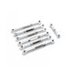 thumbnail image 3 of Paquete de 7 varillas de amarre de Metal ajustables para 1/10 Slash / 2wd Rc piezas de mejora plateadas, 3 of 5