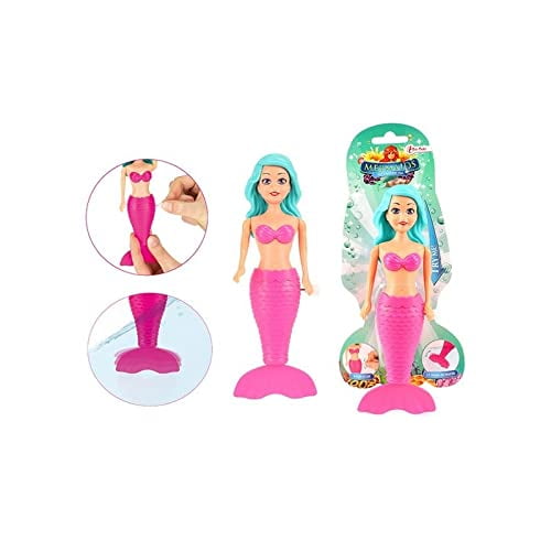 Mermaid - Zeemeermiddel pop met bewegende staart geen poppen en accessoires, meerkleurig (05850