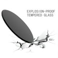 thumbnail image 6 of Round Tempered Glass Tabletop Dining Table With Beveled Polished Edge 1/2 Inch Thick 38.6" Inch Diameter, 6 of 9