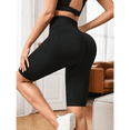 thumbnail image 5 of Women’s Seamless Biker Shorts, High Waisted Tummy Control Yoga Workout Shorts, 5 of 8