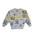 thumbnail image 3 of Girls Youth Gameday Couture  Gray Michigan Wolverines Always On Repeat Pullover Sweatshirt, 3 of 3