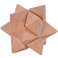 thumbnail image 4 of 3 unids/set rompecabezas de madera para adultos niños Kongming Luban Lock 3D juego de rompecabezas entrelazados de madera juguete, 4 of 7
