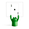 thumbnail image 1 of Playing Cards Spade un patrón Estante de notas, estante de ranas de animales de dibujos animados, 1 of 3