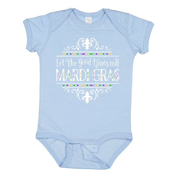 Inktastic Let the Good Times Roll Mardi Gras Boys or Girls Baby Bodysuit