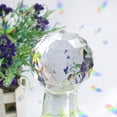 thumbnail image 4 of Cristal transparente Bola de cristal Prisma Suncatcher Rainbow Maker, Esfera facetada Mirando la bola para la ventana, Feng Shui, Decoración del jardín de la oficina en el hogar (100 mm3.94 pulgadas) Fason CZJJ-ZH105, 4 of 7