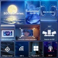 thumbnail image 2 of Magcubic Mini Proyector 8K Compatible con WiFi 6 y BT 5.4, Altavoz con Base de Sonido de 5 W, Tecla Vertical Automática Proyector Portátil Giratorio de 180° para el Hogar Recámara Películas, 2 of 6