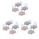 thumbnail image 4 of Llavero acrílico transparente Bewildely 4 Uds con brillo doble cara 5x4,1x1 cm, 4 of 6