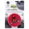thumbnail image 2 of Green Biscuit NHL Training Puck - Calgary Flames, 2 of 2