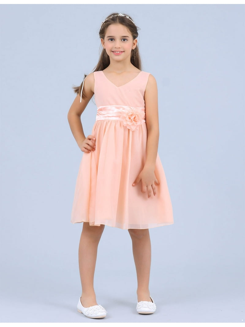 peach orange bridesmaid dresses Peach Cowl Neck Charmeuse Slit Draped Fit and Flare Bridesmaid Dress