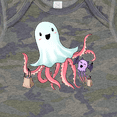 thumbnail image 4 of Inktastic Cute Ghost Octopus Trick or Treating with Bat Boys or Girls Baby Bodysuit, 4 of 5