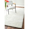 thumbnail image 2 of nuLOOM Handmade Solid Soft Plush Shag Rug (3' x 5') White, 2 of 6