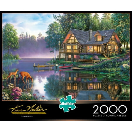 Buffalo Games Kim Norlien Cabin Fever 2000 Piece Jigsaw (Best New Android Puzzle Games)