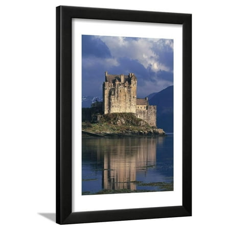 Lake Duich and Eilean Donan Castle Near Edinburgh, Scotland, United Kingdom Framed Print Wall (Best Castles In United Kingdom)